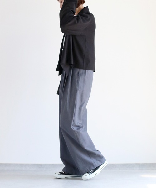 cepo（セポ）の「ショート丈イージーテーラードダブルジャケット（テーラードジャケット・レディース・ブラック/ブラウン・M）」の12枚目の写真