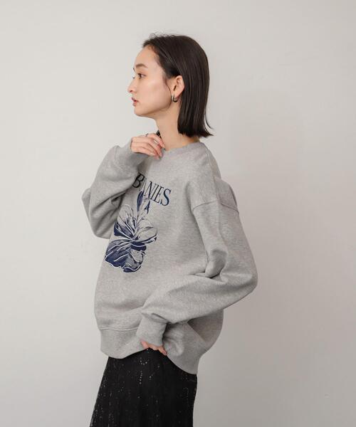 SENSE OF PLACE by URBAN RESEARCH（センスオブプレイスバイアーバンリサーチ）の「シシュウグラフィックルーズスウェット（スウェット・レディース・その他1/その他2/その他3/その他4・ONE）」の6枚目の写真