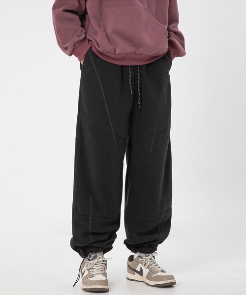 Ressaca(レサーカ)の「ルーズシルエットフリースイージーパンツ(その他パンツ・メンズ・ベージュ/ブラック/チャコール・XL/L/M)」の6枚目の写真