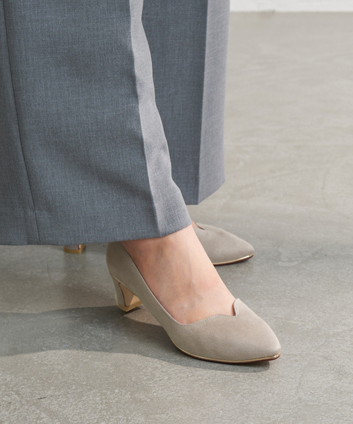 【セール】5cmコウブカメタルラインパンプス（パンプス）｜LE TALON（ルタロン）