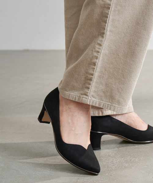 【セール】5cmコウブカメタルラインパンプス（パンプス）｜LE TALON（ルタロン）