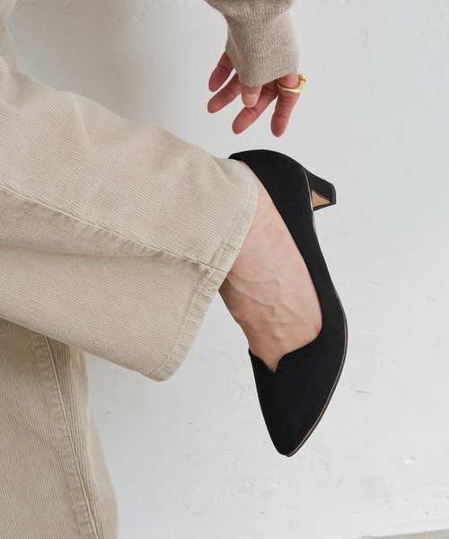 【セール】5cmコウブカメタルラインパンプス（パンプス）｜LE TALON（ルタロン）