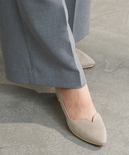 【セール】5cmコウブカメタルラインパンプス（パンプス）｜LE TALON（ルタロン）