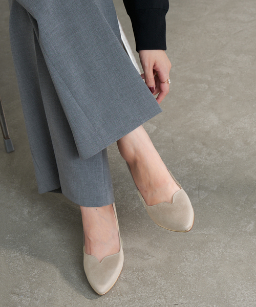 【セール】5cmコウブカメタルラインパンプス（パンプス）｜LE TALON（ルタロン）