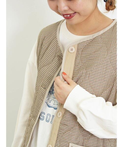 Samansa Mos2（サマンサ モスモス）の「ライトキルティングベスト