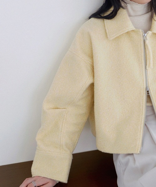 セール】ループツイードショートジャケット（ブルゾン）｜LIAN（リアン