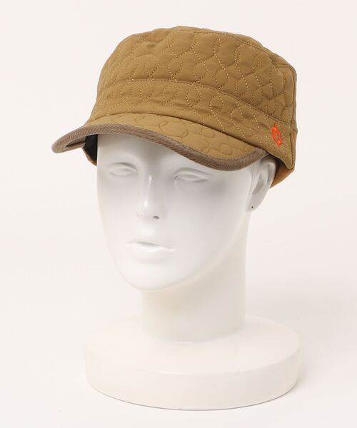 Clef（クレ）の「Clef/クレ　QUILTING RIB WORK CAP（キャップ・メンズ・オリーブ/ブラック/ベージュ・FREE）」の9枚目の写真