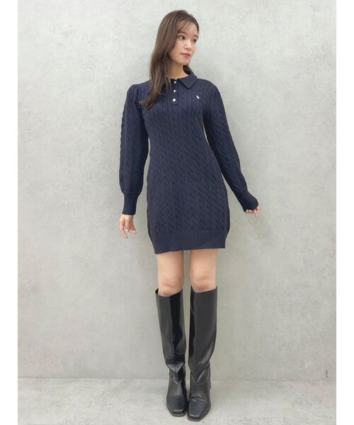 dazzlin（ダズリン）の「【POLO BCS コラボ】ケーブルポロニット