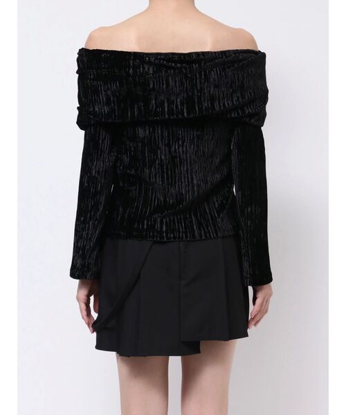 EATME（イートミー）の「ベロアプリーツTOP（Tシャツ/カットソー・レディース・ブラック/アイボリー/ピンク・FREE）」の13枚目の写真