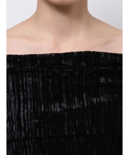 EATME（イートミー）の「ベロアプリーツTOP（Tシャツ/カットソー・レディース・ブラック/アイボリー/ピンク・FREE）」の14枚目の写真