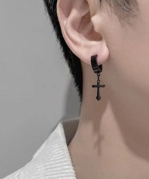 Coo+i（クーイ）の「【片耳用】クロスチャームステンレスイヤーカフ（イヤーカフ）」