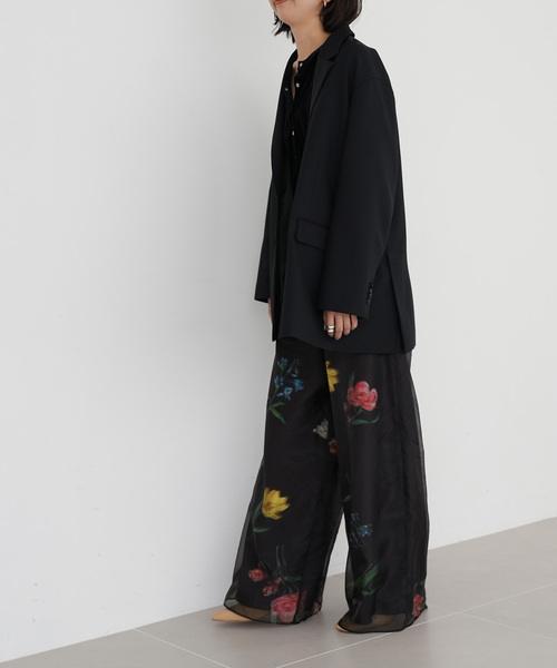SLOBE IENA LES FLEURS プリントパンツ 15周年限定 SLOBE IENA LES FLEURS プリントパンツ 15周年限定 - メルカリ