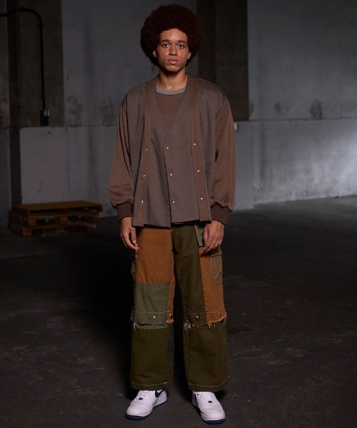 masterkey（マスターキー）の「mcg3568-JAPONISM-C カーディガン（カーディガン/ボレロ・メンズ・ブラック×グレー/ブラウン系その他・FREE）」の3枚目の写真