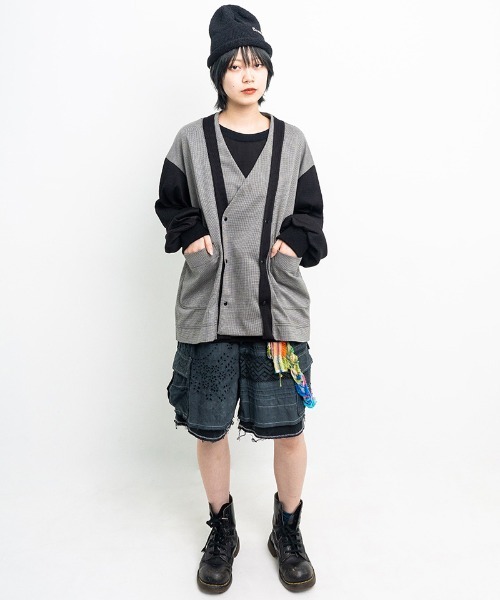 masterkey（マスターキー）の「mcg3568-JAPONISM-C カーディガン（カーディガン/ボレロ・メンズ・ブラック×グレー/ブラウン系その他・FREE）」の13枚目の写真