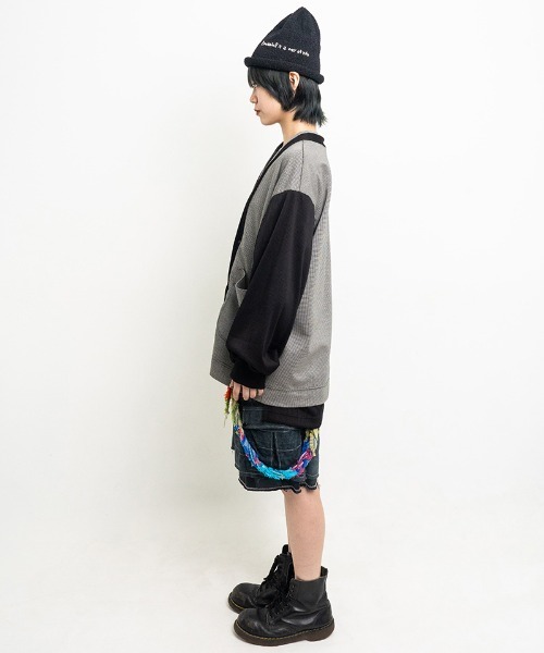 masterkey（マスターキー）の「mcg3568-JAPONISM-C カーディガン（カーディガン/ボレロ・メンズ・ブラック×グレー/ブラウン系その他・FREE）」の14枚目の写真