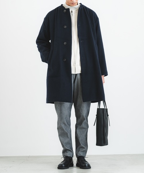quadro（クオドロ）の「ウールモッサネルーカラーコート（その他