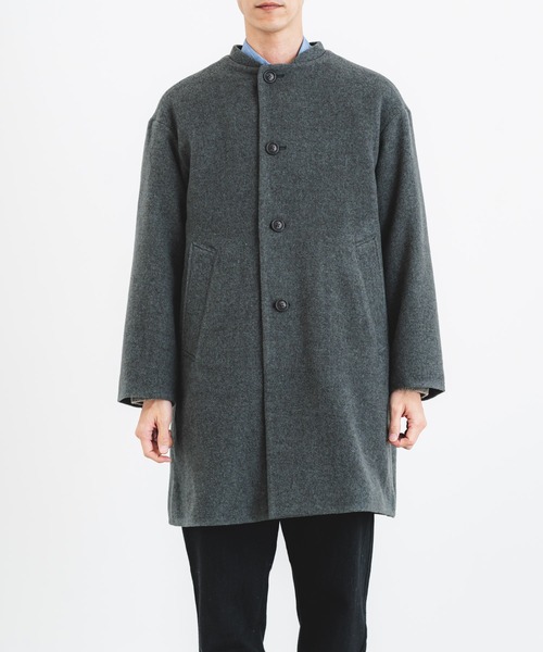 quadro（クオドロ）の「ウールモッサネルーカラーコート（その他