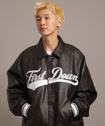 FIRST DOWN（ファーストダウン）の「FIRST DOWN USA限定 PU Varsity JKT（その他アウター）」