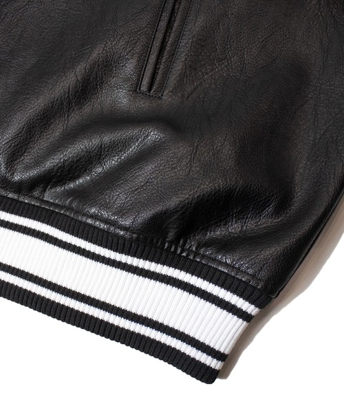 FIRST DOWN（ファーストダウン）の「FIRST DOWN USA限定 PU Varsity JKT（その他アウター・メンズ・ブラック・L/M/XL）」の12枚目の写真