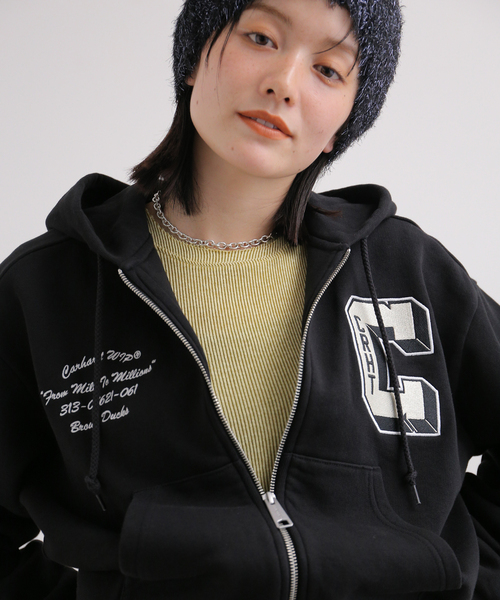 Carhartt フード Brown Ducks スウェット パーカー 送料込み Carhartt トレーナー スウェット 「Carhartt WIP」HOODED BROWN