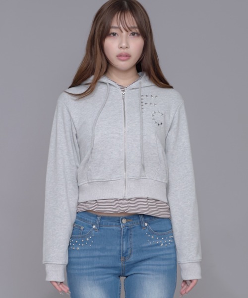 FCMM（エフシーエムエム）の「【日本限定】STAR ZIP UP HOODIE/スタージップアップフーディ（パーカー・レディース・アイボリー/グレー/ネイビー・SMALL/MEDIUM）」の17枚目の写真