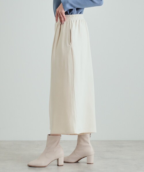 DRESKIP（ドレスキップ）の「◆【S-LL】すそくるっガウチョパンツ（その他パンツ・レディース・ブラック/アイボリー/ベージュ・03/02/01/04）」の13枚目の写真