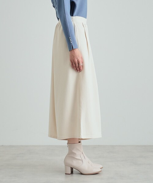 DRESKIP（ドレスキップ）の「◆【S-LL】すそくるっガウチョパンツ（その他パンツ・レディース・ブラック/アイボリー/ベージュ・03/02/01/04）」の17枚目の写真