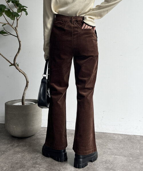 CPCM（シーピーシーエム）の「ストレッチコーデュロイフレアパンツ（その他パンツ・レディース・ブラック/ブラウン/アイボリー・SMALL/MEDIUM）」の19枚目の写真