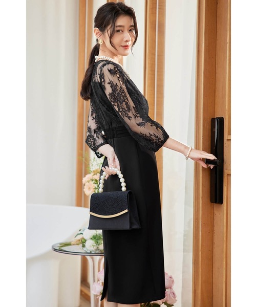 パラスパレス ワンピース インディゴ ロング フレア Aライン ヘムライン S Pal'las Palaceパラスパレス フレアワンピース 藍染め