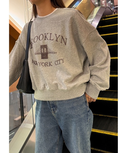 Sorriso（ソリッソ）の「フロントデザイン トレーナー（スウェット・レディース・グレー・FREE）」の2枚目の写真