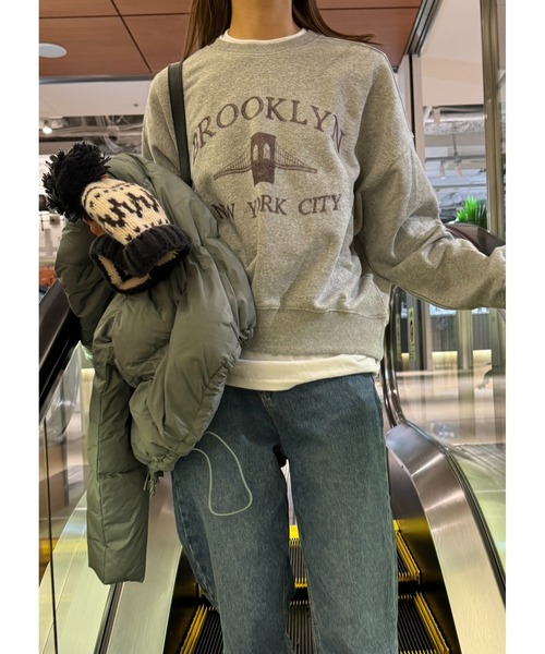 Sorriso（ソリッソ）の「フロントデザイン トレーナー（スウェット・レディース・グレー・FREE）」の4枚目の写真