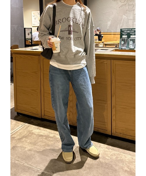 Sorriso（ソリッソ）の「フロントデザイン トレーナー（スウェット・レディース・グレー・FREE）」の7枚目の写真