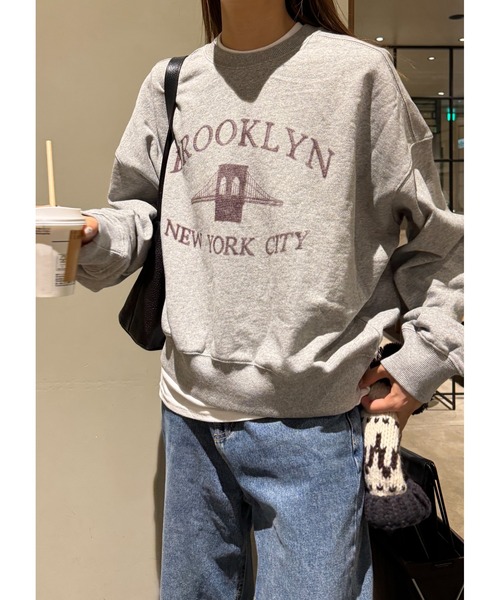 Sorriso（ソリッソ）の「フロントデザイン トレーナー（スウェット・レディース・グレー・FREE）」の8枚目の写真