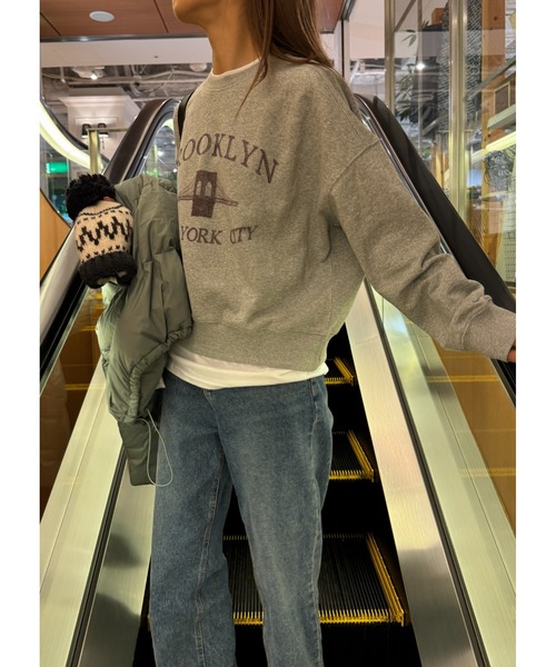 Sorriso（ソリッソ）の「フロントデザイン トレーナー（スウェット・レディース・グレー・FREE）」の9枚目の写真