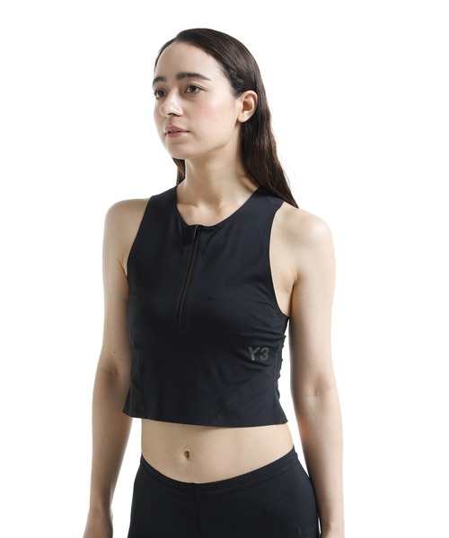 Y-3(ワイスリー)の「W RUN TOP(Tシャツ/カットソー・レディース・ブラック・LARGE/MEDIUM/SMALL/X-SMALL/XX-SMALL)」の1枚目の写真
