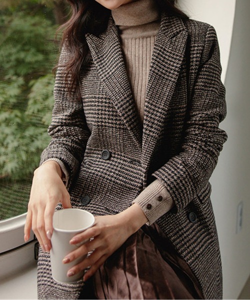 AMI グレンチェックチェスターコート　48 グレンチェックチェスターコート / GRACE CONTINENTAL | GRACE