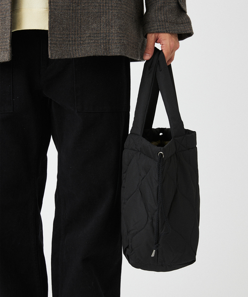 TAION（タイオン）の「TAION / タイオン ミリタリー ダウントートバッグM（ショルダーバッグ・メンズ・カーキ/ブラック/スミクロ・FREE）」の10枚目の写真