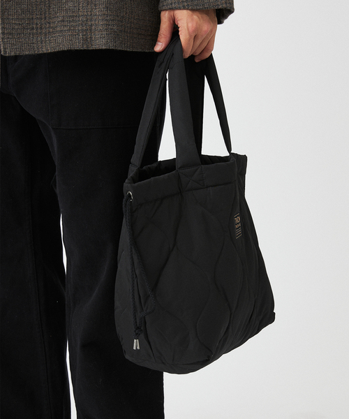 TAION（タイオン）の「TAION / タイオン ミリタリー ダウントートバッグM（ショルダーバッグ・メンズ・カーキ/ブラック/スミクロ・FREE）」の9枚目の写真