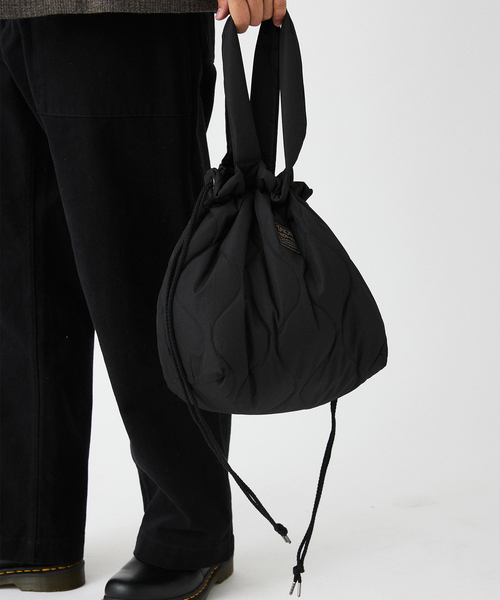 TAION（タイオン）の「TAION / タイオン ミリタリー ダウントートバッグM（ショルダーバッグ・メンズ・カーキ/ブラック/スミクロ・FREE）」の8枚目の写真