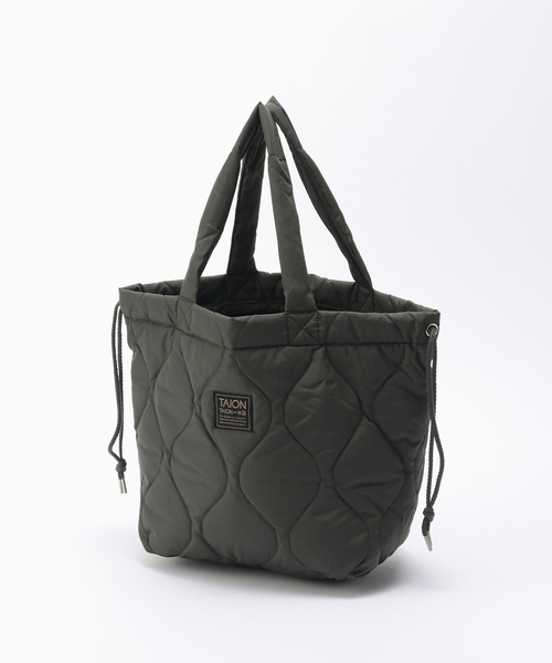 TAION（タイオン）の「TAION / タイオン ミリタリー ダウントートバッグM（ショルダーバッグ・メンズ・カーキ/ブラック/スミクロ・FREE）」の21枚目の写真