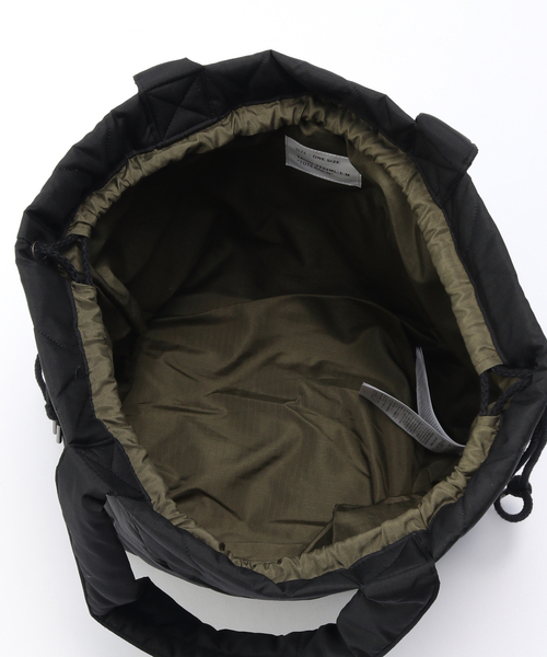 TAION（タイオン）の「TAION / タイオン ミリタリー ダウントートバッグM（ショルダーバッグ・メンズ・カーキ/ブラック/スミクロ・FREE）」の16枚目の写真