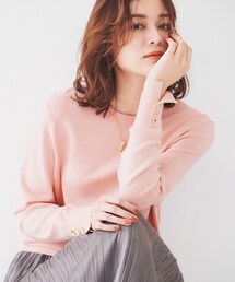 UNTITLED | 【アンサンブル可能/6色展開】スパンレーヨン プルオーバーニット(ニット/セーター)