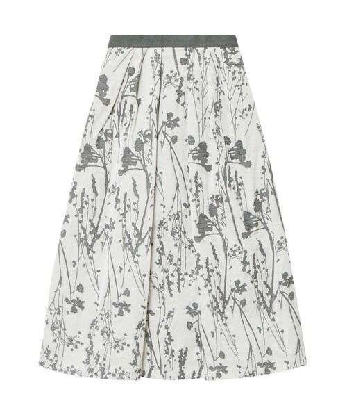 ANAYI（アナイ）の「シルエットフラワージャガードタックスカート（スカート・レディース・ブラック/ベージュ・38/36/34）」の16枚目の写真