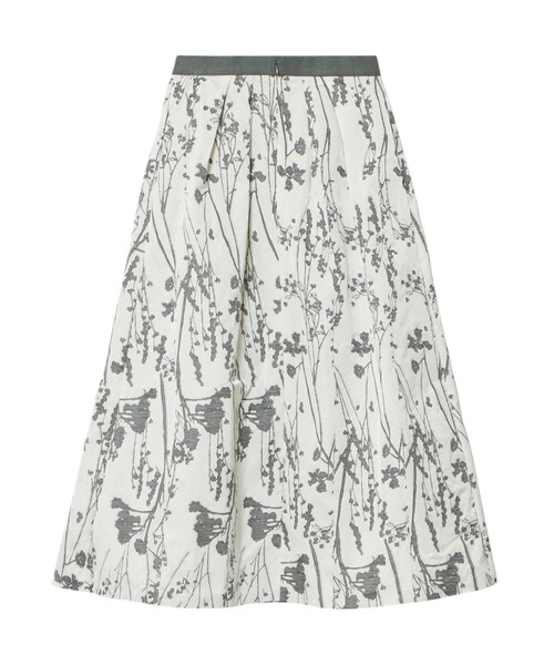 ANAYI（アナイ）の「シルエットフラワージャガードタックスカート（スカート・レディース・ブラック/ベージュ・38/36/34）」の17枚目の写真