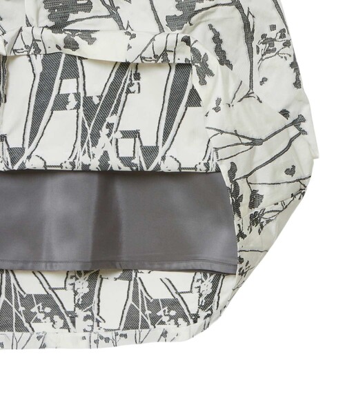 ANAYI（アナイ）の「シルエットフラワージャガードタックスカート（スカート・レディース・ブラック/ベージュ・38/36/34）」の20枚目の写真