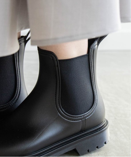RANDA（ランダ）の「サイドゴアレインブーツ（レインシューズ・レディース・ブラック/アイボリー・LL/S/M/L）」の20枚目の写真