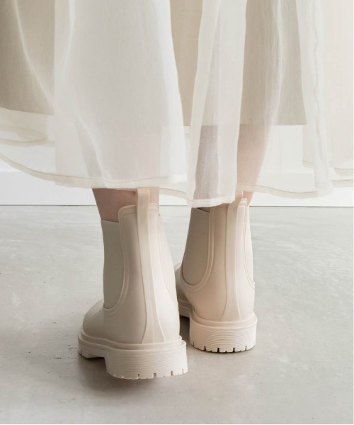 RANDA（ランダ）の「サイドゴアレインブーツ（レインシューズ・レディース・ブラック/アイボリー・LL/S/M/L）」の17枚目の写真