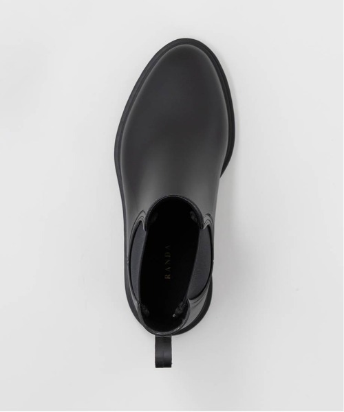 RANDA（ランダ）の「サイドゴアレインブーツ（レインシューズ・レディース・ブラック/アイボリー・LL/S/M/L）」の13枚目の写真