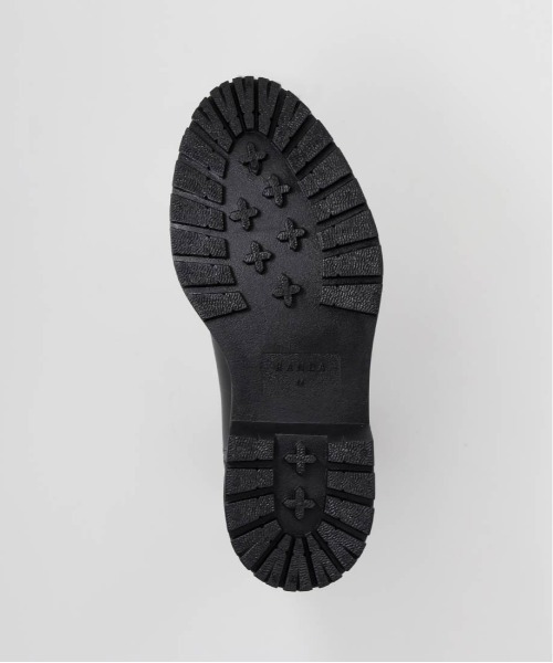 RANDA（ランダ）の「サイドゴアレインブーツ（レインシューズ・レディース・ブラック/アイボリー・LL/S/M/L）」の11枚目の写真