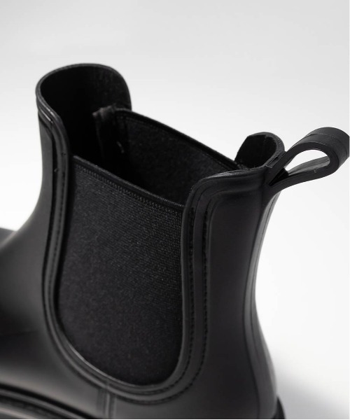 RANDA（ランダ）の「サイドゴアレインブーツ（レインシューズ・レディース・ブラック/アイボリー・LL/S/M/L）」の10枚目の写真